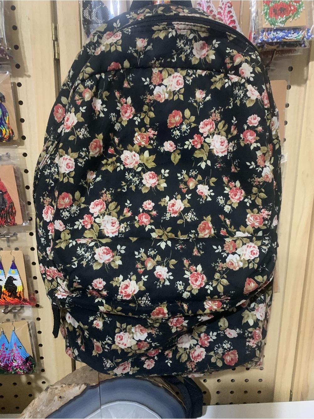 Vans Floral Black and Pink Printed Skirt - Feminine Garden Print